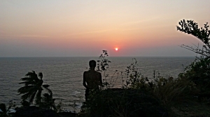 Sunset over Arambol Beach 
